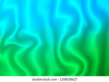 Light Blue, Green vector pattern with lamp shapes. Colorful illustration in abstract marble style with gradient. Marble design for your web site.