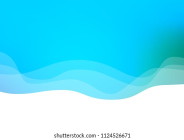 Light Blue, Green vector pattern with liquid shapes. Creative geometric illustration in marble style with gradient. Pattern for your business design.