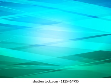 Light Blue, Green vector pattern with narrow lines. Blurred decorative design in simple style with lines. The pattern can be used as ads, poster, banner for commercial.