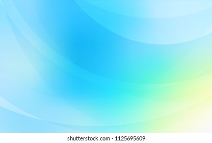 Light Blue, Green vector pattern with lines, ovals. Geometric illustration in marble style with gradient.  A completely new memphis design for your business.