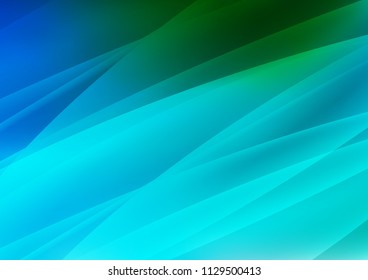 Light Blue, Green vector pattern with narrow lines. Shining colored illustration with narrow lines. The pattern can be used for busines ad, booklets, leaflets