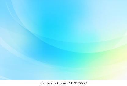 Light Blue, Green vector pattern with lamp shapes. A vague circumflex abstract illustration with gradient. Brand-new design for your ads, poster, banner.