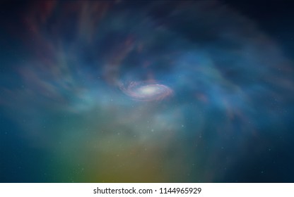 Light Blue, Green vector pattern with night sky stars. Modern abstract illustration with Big Dipper stars. Pattern for astronomy websites.