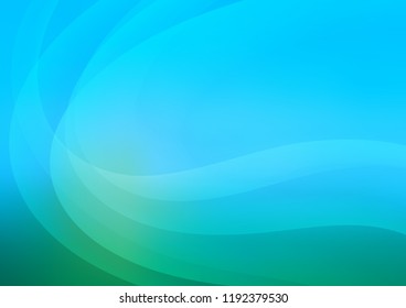 Light Blue, Green vector pattern with bubble shapes. Creative geometric illustration in marble style with gradient. A completely new marble design for your business.