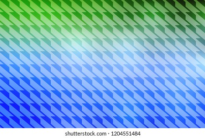 Light Blue, Green vector pattern with sharp lines. Blurred decorative design in simple style with lines. Smart design for your business advert.