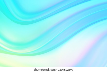 Light Blue, Green vector pattern with lava shapes. Brand new colored illustration in marble style with gradient. New composition for your brand book.