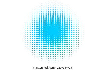 Light Blue, Green vector pattern with spheres. Blurred bubbles on abstract background with colorful gradient. Pattern for beautiful websites.