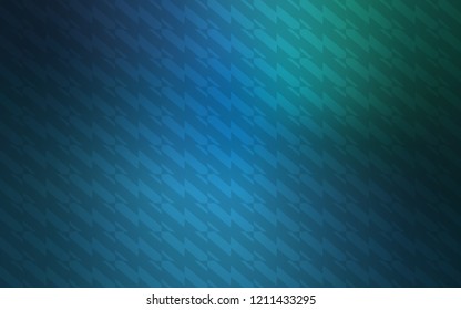 Light Blue, Green vector pattern with sharp lines. Blurred decorative design in simple style with lines. Pattern for ad, booklets, leaflets.