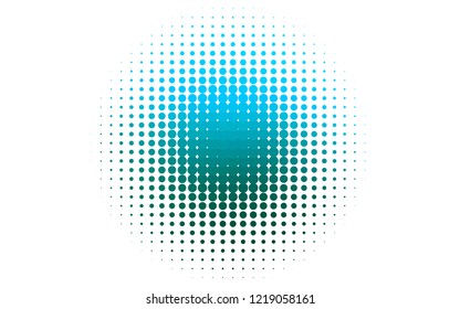 Light Blue, Green vector pattern with spheres. Blurred decorative design in abstract style with bubbles. Pattern for beautiful websites.