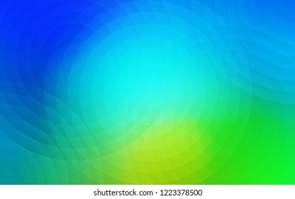 Light Blue, Green vector pattern with spheres. Beautiful colored illustration with blurred circles in nature style. Pattern can be used for beautiful websites.