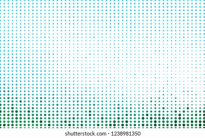 Light Blue, Green vector pattern with spheres. Abstract illustration with colored bubbles in nature style. Design for posters, banners.