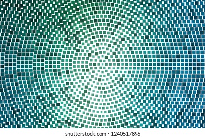 Light Blue, Green vector pattern in square style. Modern abstract illustration with colorful rectangles. Modern template for your landing page.