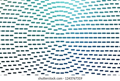 Light Blue, Green vector pattern with narrow lines. Blurred decorative design in simple style with lines. Pattern for websites, landing pages.