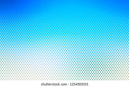 Light Blue, Green vector pattern with spheres. Beautiful colored illustration with blurred circles in nature style. Pattern of water, rain drops.