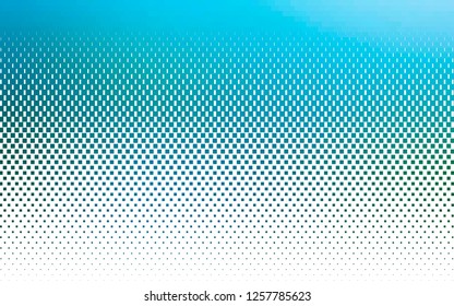 Light Blue, Green vector pattern in square style. Illustration with set of colorful rectangles. Modern template for your landing page.