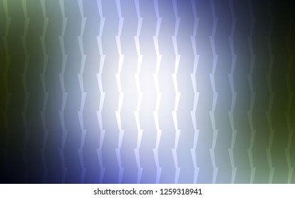Light Blue, Green vector pattern with sharp lines. Shining colored illustration with sharp stripes. Template for your beautiful backgrounds.