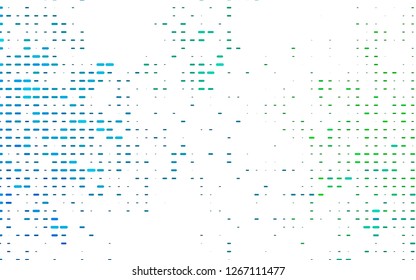 light Blue, Green vector pattern with narrow lines. Decorative shining illustration with lines on abstract template. The pattern can be used as ads, poster, banner for commercial.