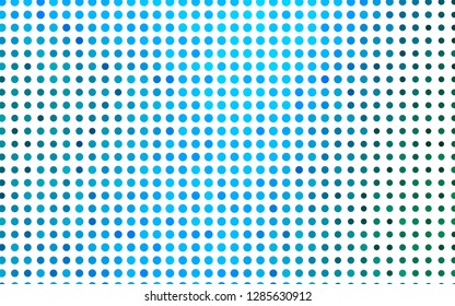 Light Blue, Green vector pattern with spheres. Beautiful colored illustration with blurred circles in nature style. Pattern for beautiful websites.