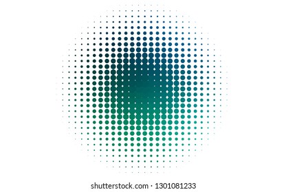 Light Blue, Green vector pattern with spheres. Blurred bubbles on abstract background with colorful gradient. Pattern for beautiful websites.