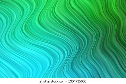 Light Blue, Green vector pattern with bubble shapes. Colorful illustration in abstract marble style with gradient. A completely new marble design for your business.