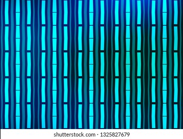 Light Blue, Green vector pattern with narrow lines. Shining colored illustration with narrow lines. The pattern can be used as ads, poster, banner for commercial.