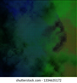 Light Blue, Green vector pattern with circles. Glitter abstract illustration with colorful drops. Pattern for booklets, leaflets.