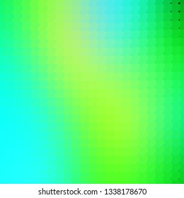 Light Blue, Green vector pattern with circles. Glitter abstract illustration with colorful drops. Design for posters, banners.