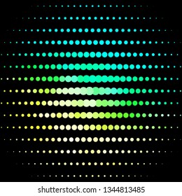 Light Blue, Green vector pattern with circles. Illustration with set of shining colorful abstract spheres. Pattern for websites, landing pages.