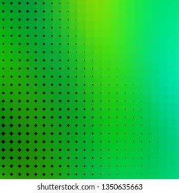 Light Blue, Green vector pattern with circles. Abstract colorful disks on simple gradient background. Design for posters, banners.
