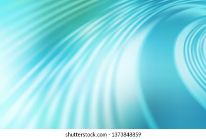 Light Blue, Green vector pattern with bent lines. Glitter abstract illustration with wry lines. Template for cell phone screens.