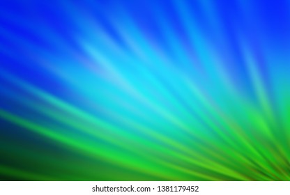 Light Blue, Green vector pattern with sharp lines. Shining colored illustration with sharp stripes. Template for your beautiful backgrounds.