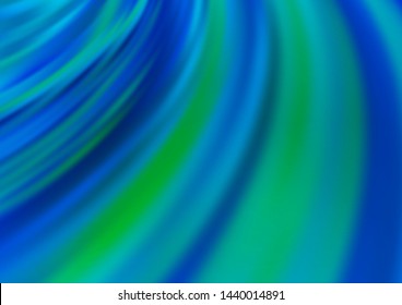 Light Blue, Green vector pattern with lava shapes. Colorful illustration in abstract marble style with gradient. Pattern for your business design.