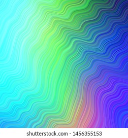 Light Blue, Green vector pattern with lines. Colorful illustration in abstract style with gradient. Elegant pattern for a brand book.