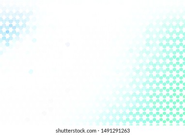 Light Blue, Green vector pattern with wry lines. Geometric illustration in abstract style with gradient.  A completely new design for your business.