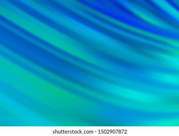 Light Blue, Green vector pattern with bubble shapes. Colorful illustration in abstract marble style with gradient. The template for cell phone backgrounds.