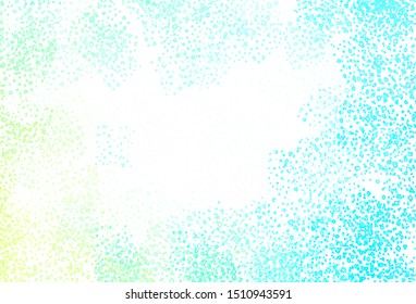 Light Blue, Green vector pattern with random forms. Illustration with colorful gradient shapes in abstract style. Background for a cell phone.
