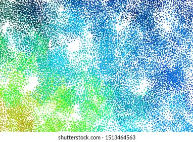Light Blue, Green vector pattern with random forms. Simple colorful illustration with abstract gradient shapes. Best smart design for your business.