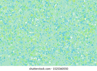 Light Blue, Green vector pattern with random forms. Decorative design in abstract style with random forms. Best smart design for your business.