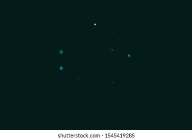 Light Blue, Green vector pattern with spheres. Modern abstract illustration with colorful water drops. Pattern for beautiful websites.