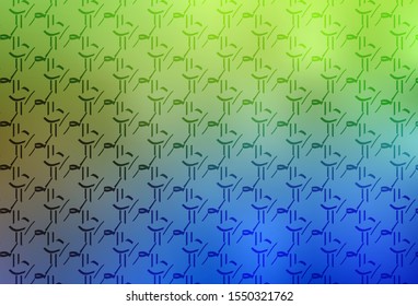 Light Blue, Green vector pattern with sharp lines. Modern geometrical abstract illustration with Lines. Pattern for your busines websites.