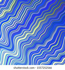 Light Blue, Green vector pattern with lines. Creative illustration in halftone style with gradient. Pattern for your business design.