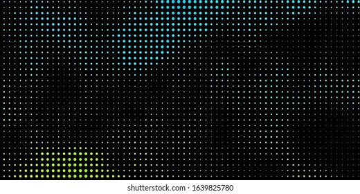 Light Blue, Green vector pattern with spheres. Abstract colorful disks on simple gradient background. Pattern for wallpapers, curtains.