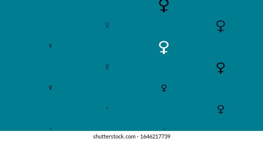 Light Blue, Green vector pattern with feminism elements. Simple design in abstract style with women’s rights activism. Background for cell phones. - Shutterstock ID 1646217739