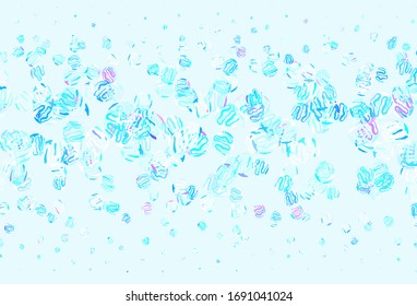 Light Blue, Green vector pattern with lines. Colorful illustration in abstract style with gradient. New composition for your brand book.