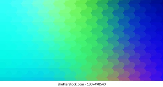 Light Blue, Green vector pattern with lines. Gradient illustration with straight lines in abstract style. Pattern for websites, landing pages.