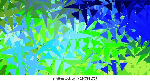 Light Blue, Green vector pattern with abstract shapes. Colorful abstract forms with gradient in simple style. Simple illustration for your web site.