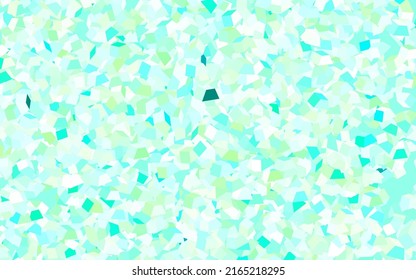 Light Blue, Green vector pattern with random forms. Simple colorful illustration with abstract gradient shapes. Modern design for your business card.