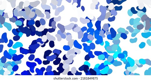 Light blue, green vector pattern with abstract shapes. Simple design in abstract style with gradient forms. Background for cell phones.