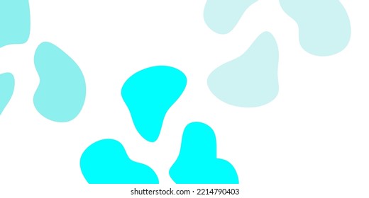 Light blue, green vector pattern with abstract shapes. Illustration with colorful shapes in abstract style. Simple illustration for your web site.