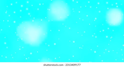 Light Blue, Green vector pattern with abstract stars. Decorative illustration with stars on abstract template. Theme for cell phones.